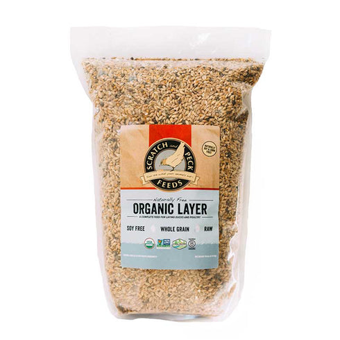 Scratch & Peck Feeds Naturally Free Organic Layer 16% Poultry Feed 10lb - Poudre Pet and Feed Supply
